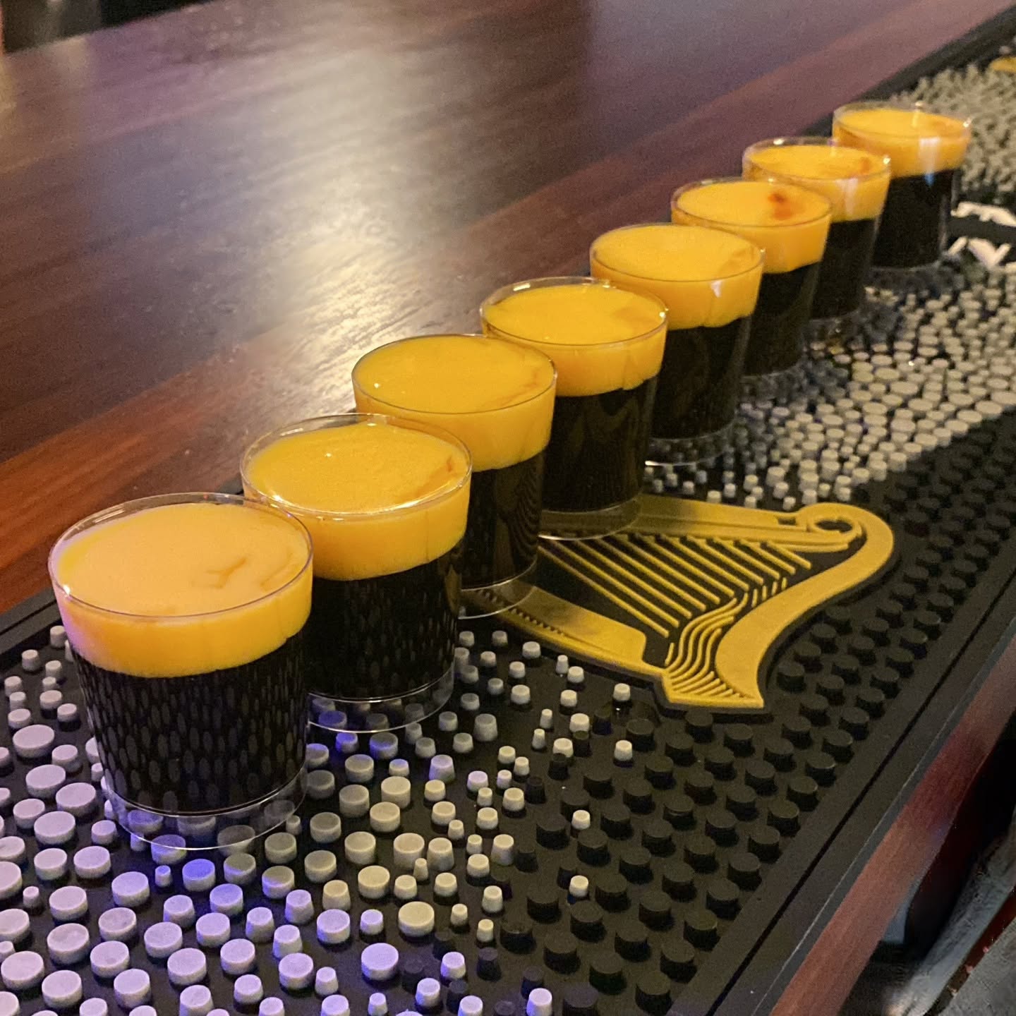 Baby Guinness shots