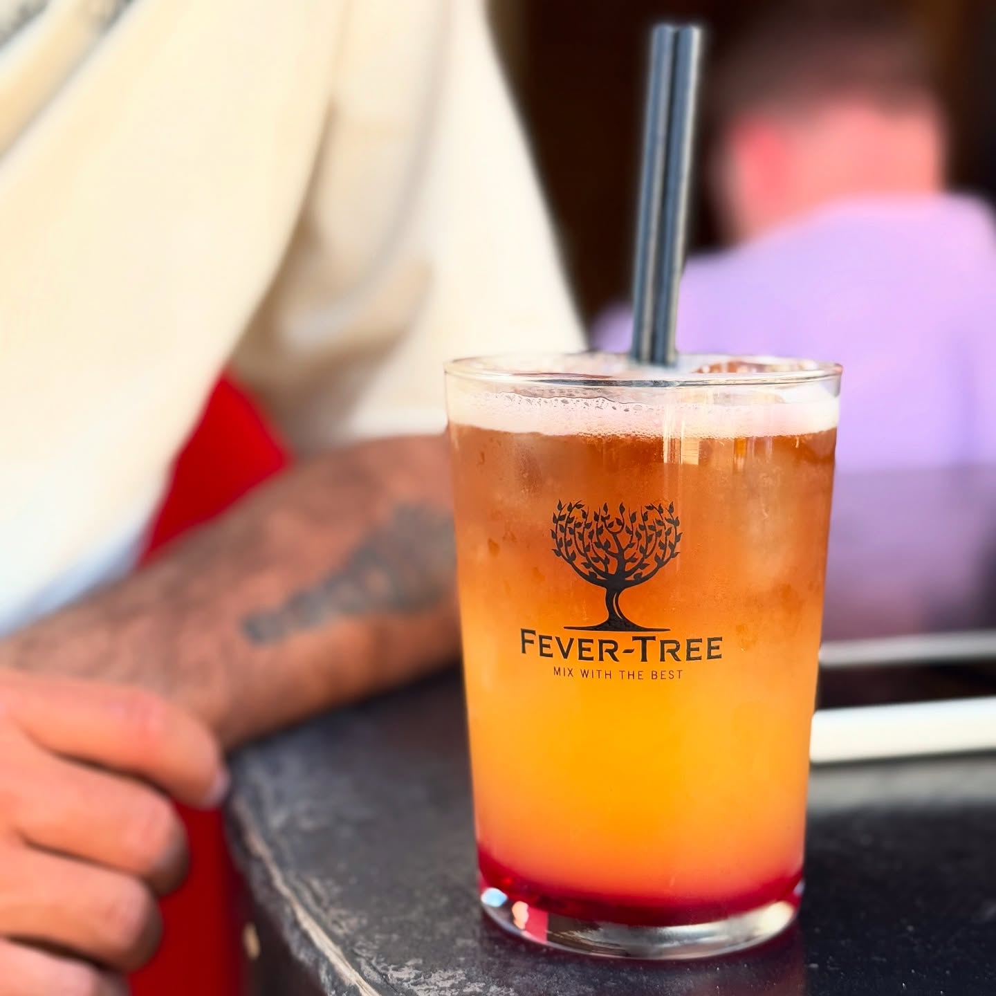 Layered cocktail