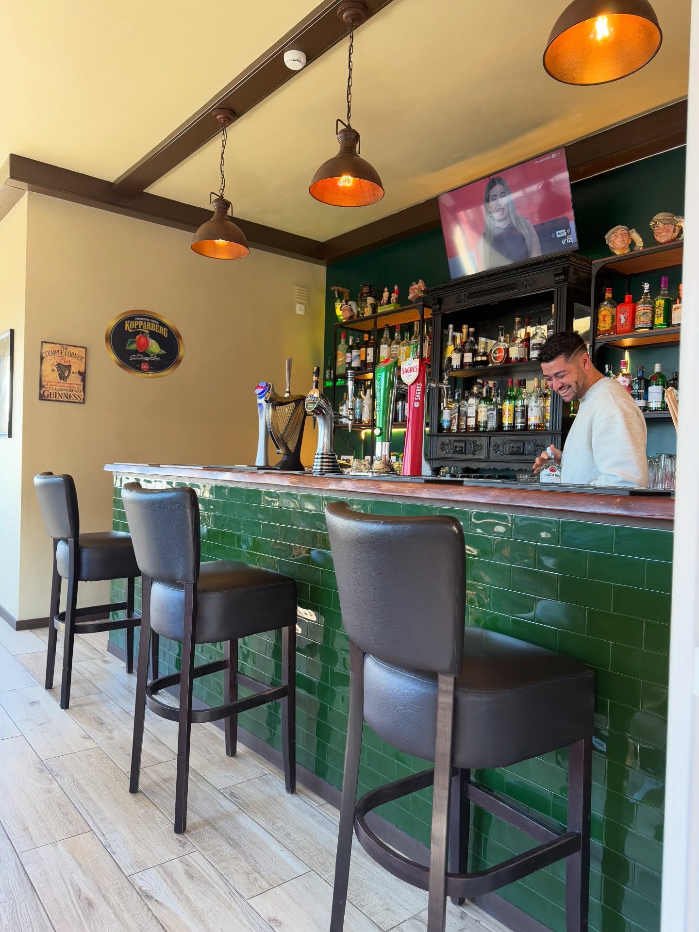 The Temple Corner interior bar